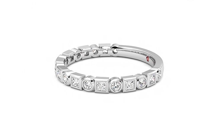Taylor & Hart Slate Wedding Ring 360 degree image 21