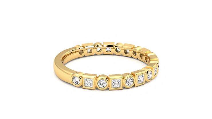 Taylor & Hart Slate Wedding Ring 360 degree image 9