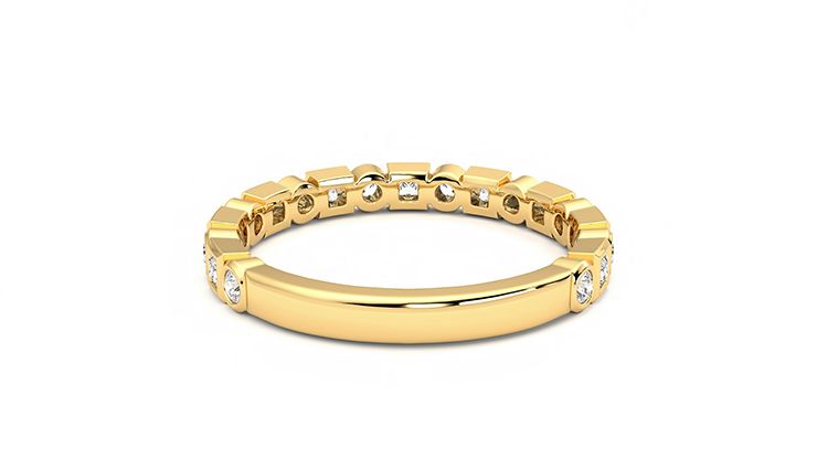 Taylor & Hart Slate Wedding Ring 360 degree image 14