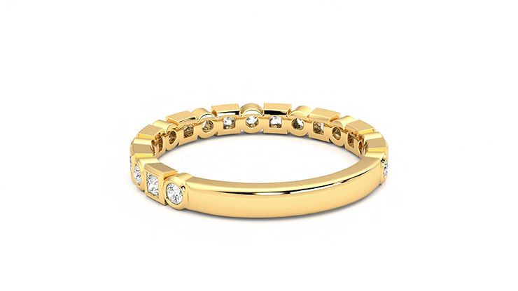 Taylor & Hart Slate Wedding Ring 360 degree image 15