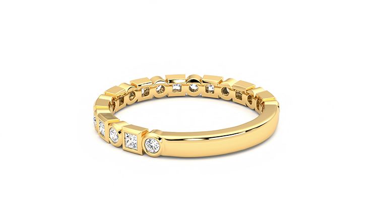 Taylor & Hart Slate Wedding Ring 360 degree image 16