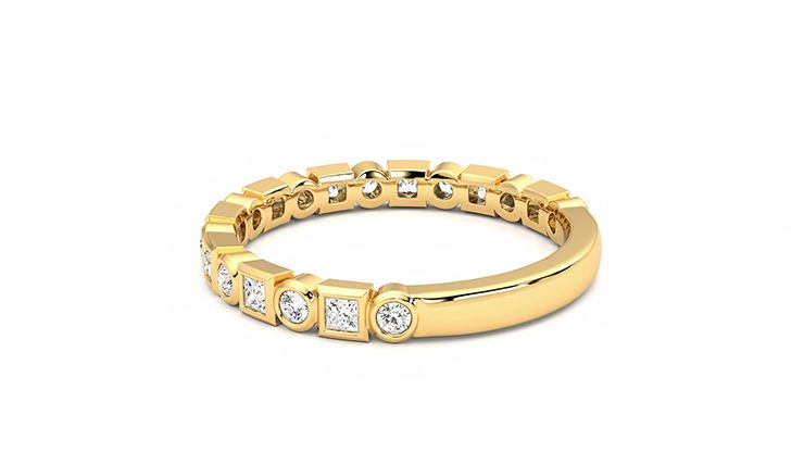 Taylor & Hart Slate Wedding Ring 360 degree image 17