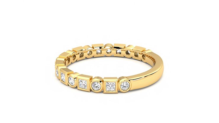 Taylor & Hart Slate Wedding Ring 360 degree image 18