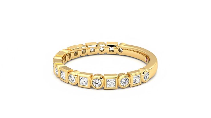 Taylor & Hart Slate Wedding Ring 360 degree image 20