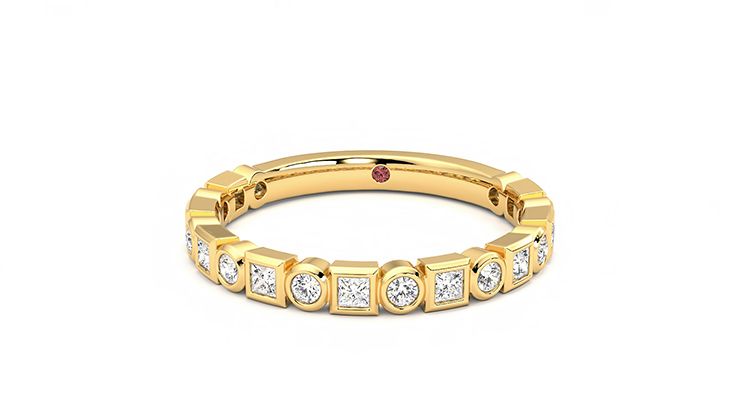 Taylor & Hart Slate Wedding Ring 360 degree image 27