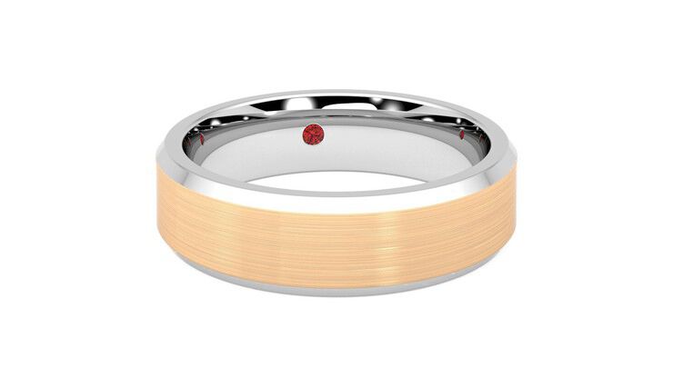 Taylor & Hart Sonora Wedding Ring 360 degree image 3