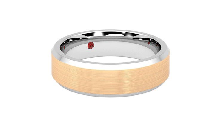 Taylor & Hart Sonora Wedding Ring 360 degree image 5