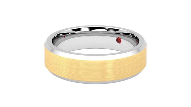Taylor & Hart Sonora Wedding Ring 360 degree image 24