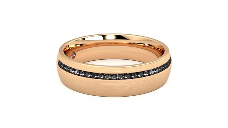 Taylor & Hart Spruce Wedding Ring 360 degree image 7