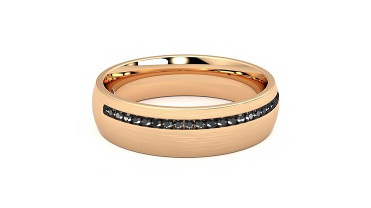 Taylor & Hart Spruce Wedding Ring 360 degree image 8