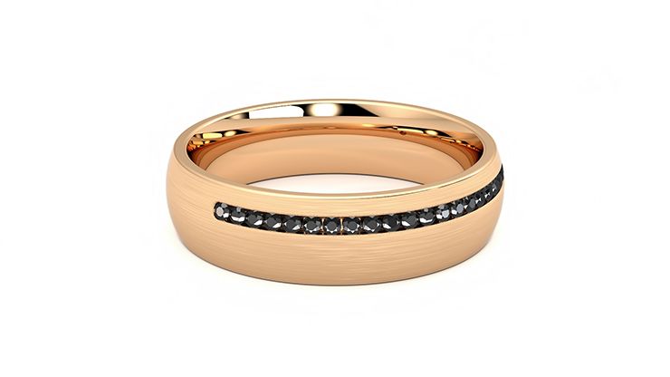 Taylor & Hart Spruce Wedding Ring 360 degree image 9