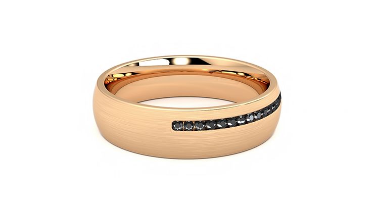 Taylor & Hart Spruce Wedding Ring 360 degree image 11