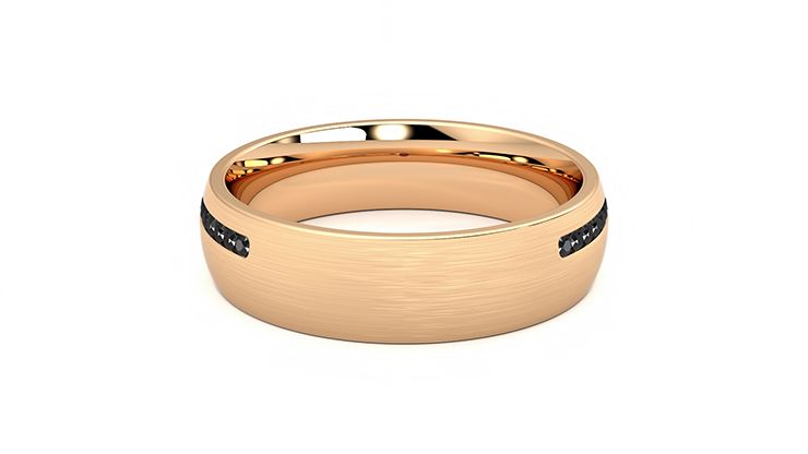 Taylor & Hart Spruce Wedding Ring 360 degree image 14