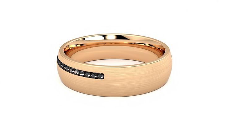 Taylor & Hart Spruce Wedding Ring 360 degree image 16