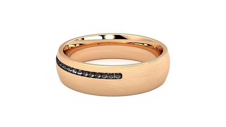 Taylor & Hart Spruce Wedding Ring 360 degree image 17