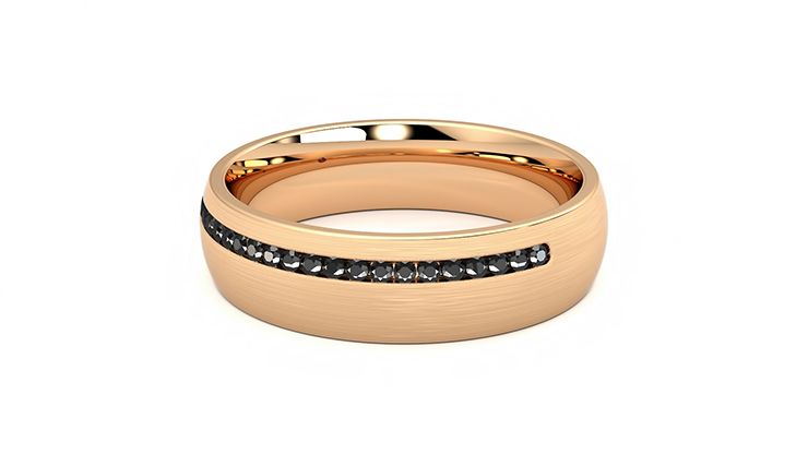 Taylor & Hart Spruce Wedding Ring 360 degree image 19