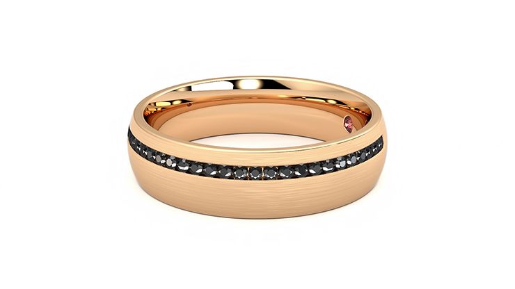Taylor & Hart Spruce Wedding Ring 360 degree image 21