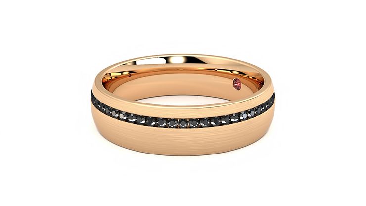 Taylor & Hart Spruce Wedding Ring 360 degree image 22