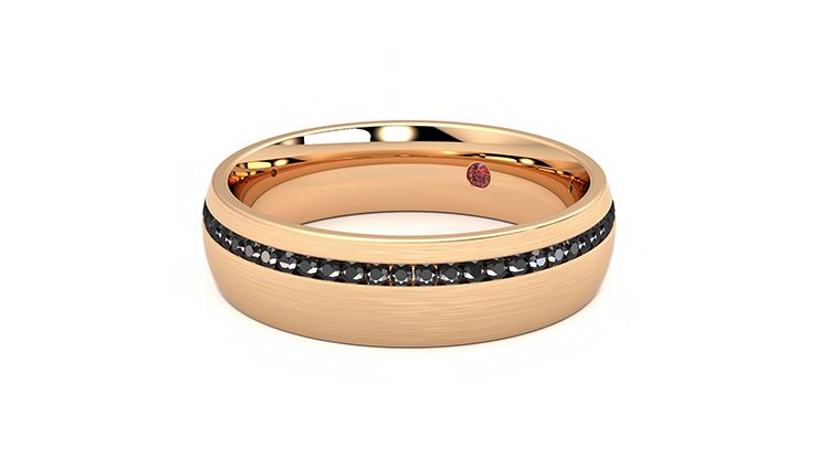 Taylor & Hart Spruce Wedding Ring 360 degree image 24