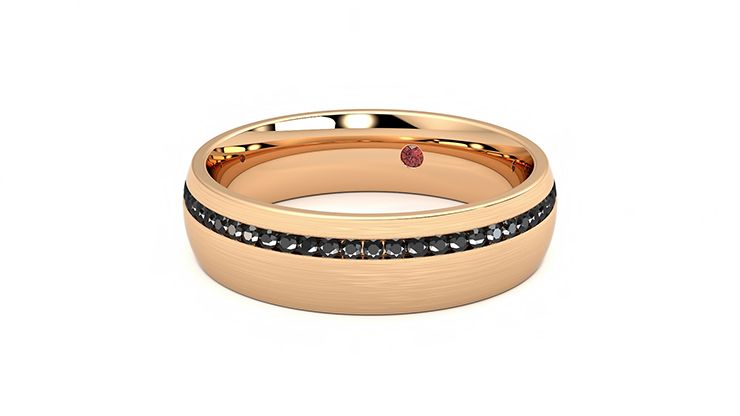 Taylor & Hart Spruce Wedding Ring 360 degree image 25