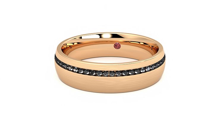 Taylor & Hart Spruce Wedding Ring 360 degree image 26