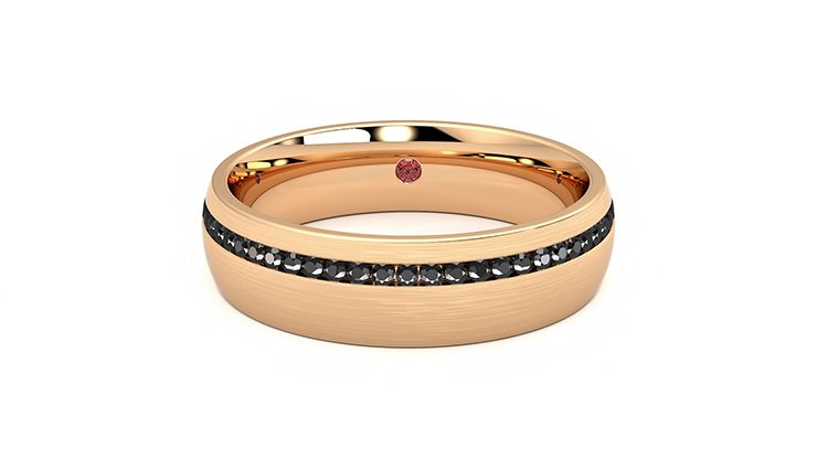 Taylor & Hart Spruce Wedding Ring 360 degree image 29