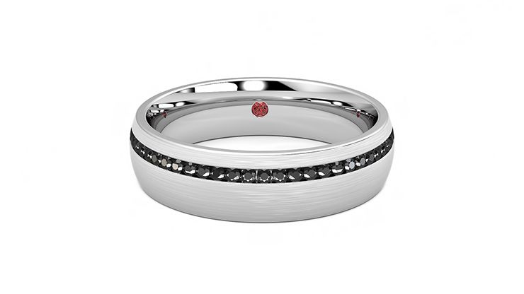 Taylor & Hart Spruce Wedding Ring 360 degree image 0