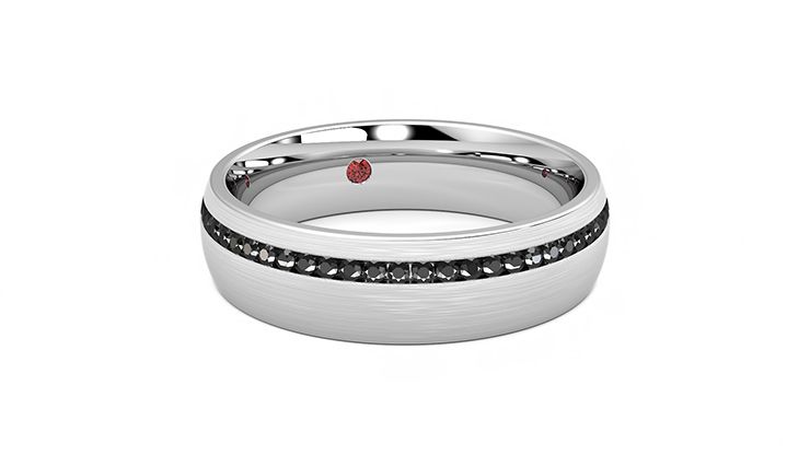 Taylor & Hart Spruce Wedding Ring 360 degree image 3