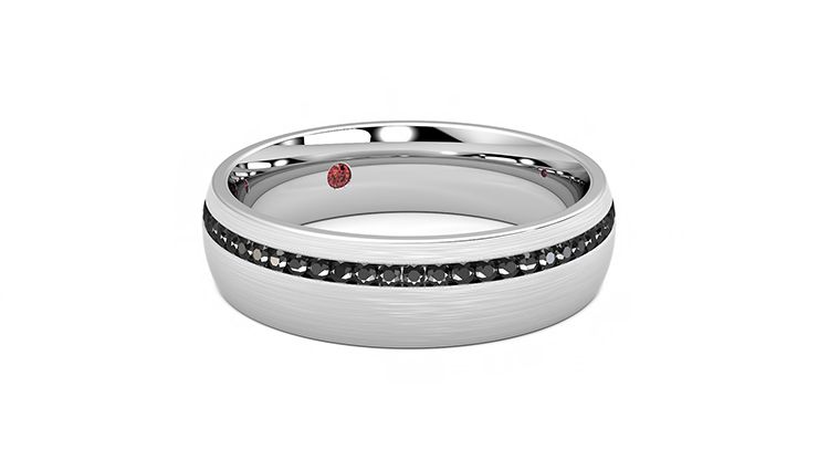Taylor & Hart Spruce Wedding Ring 360 degree image 4