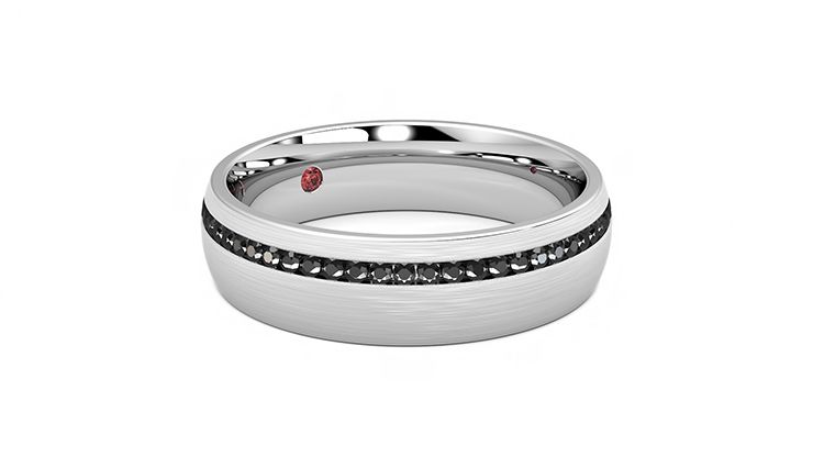 Taylor & Hart Spruce Wedding Ring 360 degree image 5