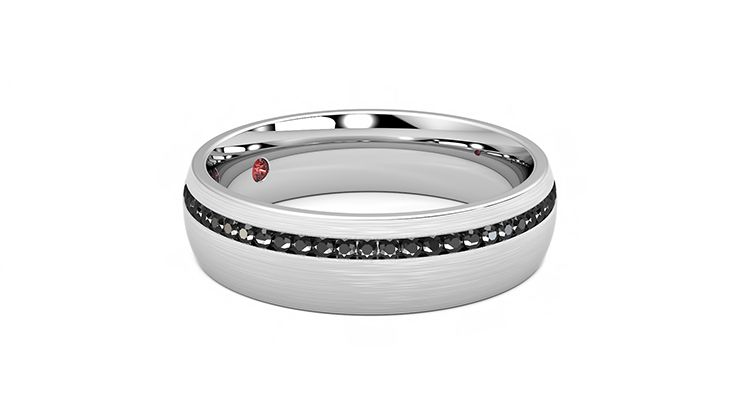 Taylor & Hart Spruce Wedding Ring 360 degree image 6