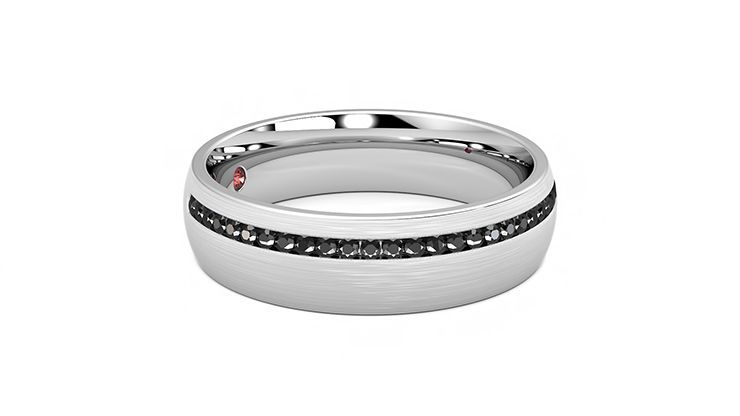 Taylor & Hart Spruce Wedding Ring 360 degree image 7