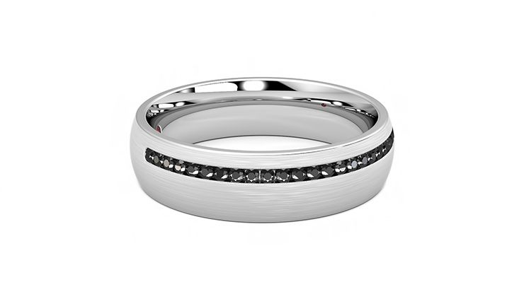 Taylor & Hart Spruce Wedding Ring 360 degree image 8
