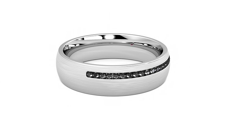Taylor & Hart Spruce Wedding Ring 360 degree image 10