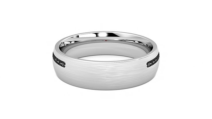 Taylor & Hart Spruce Wedding Ring 360 degree image 14