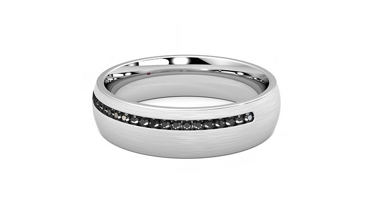 Taylor & Hart Spruce Wedding Ring 360 degree image 19