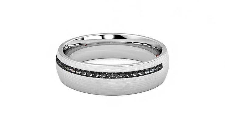 Taylor & Hart Spruce Wedding Ring 360 degree image 20