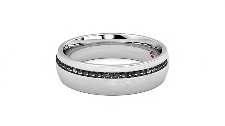 Taylor & Hart Spruce Wedding Ring 360 degree image 21