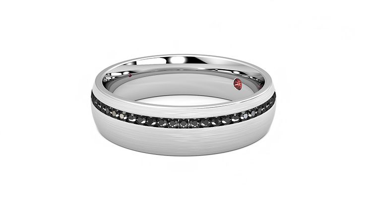 Taylor & Hart Spruce Wedding Ring 360 degree image 22