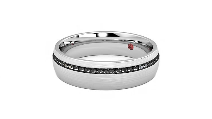 Taylor & Hart Spruce Wedding Ring 360 degree image 23