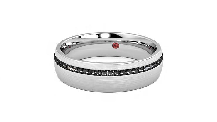 Taylor & Hart Spruce Wedding Ring 360 degree image 26