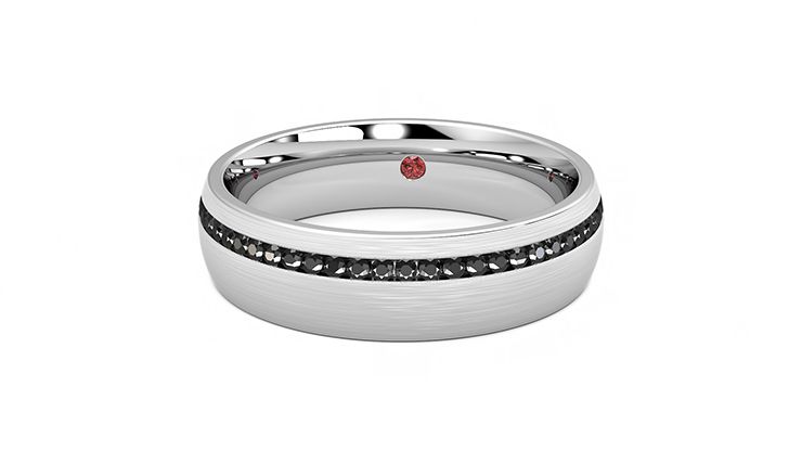 Taylor & Hart Spruce Wedding Ring 360 degree image 27