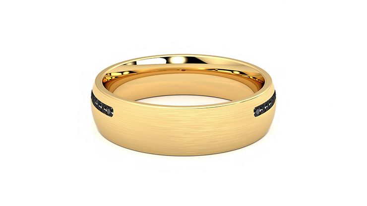 Taylor & Hart Spruce Wedding Ring 360 degree image 14