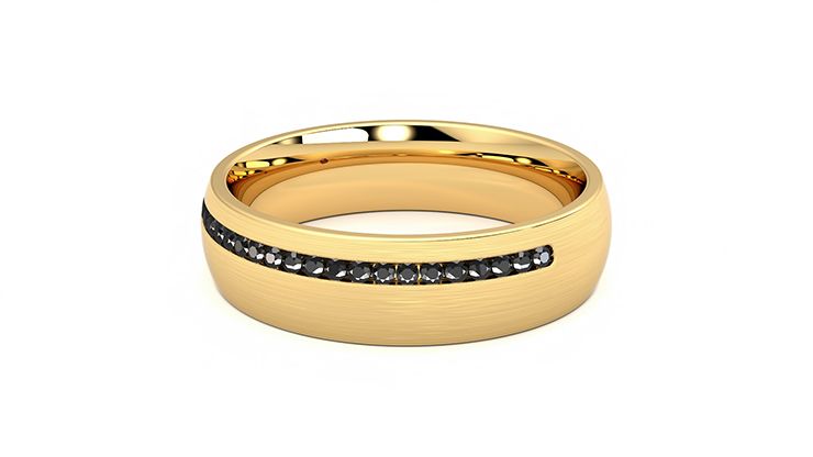 Taylor & Hart Spruce Wedding Ring 360 degree image 19