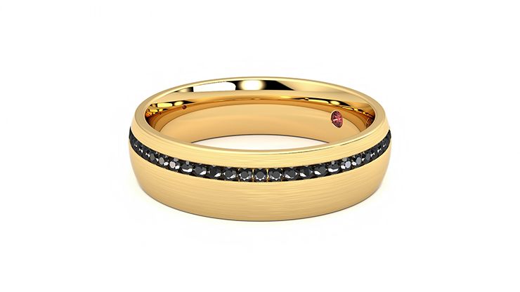 Taylor & Hart Spruce Wedding Ring 360 degree image 22