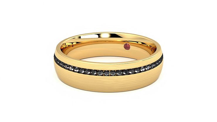 Taylor & Hart Spruce Wedding Ring 360 degree image 24