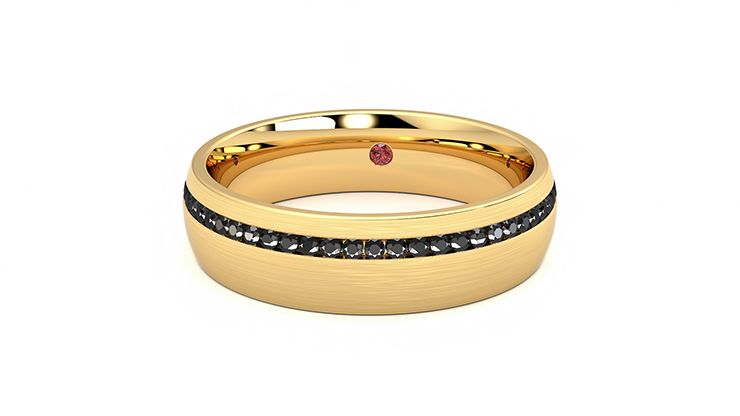 Taylor & Hart Spruce Wedding Ring 360 degree image 27