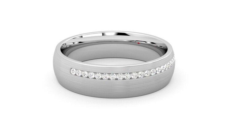 Taylor & Hart Spruce Wedding Ring 360 degree image 10