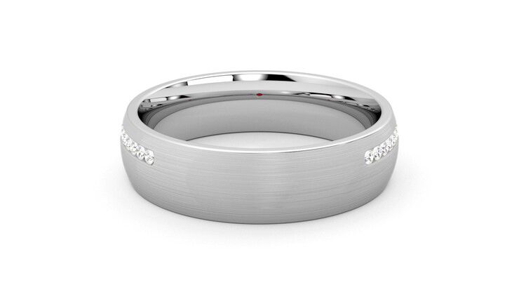 Taylor & Hart Spruce Wedding Ring 360 degree image 15