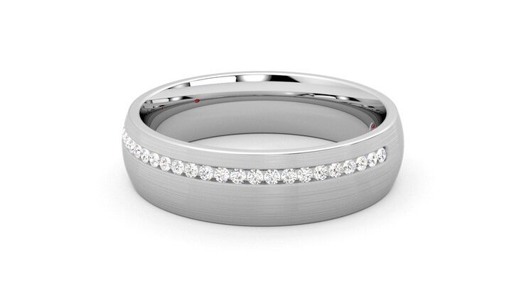 Taylor & Hart Spruce Wedding Ring 360 degree image 21